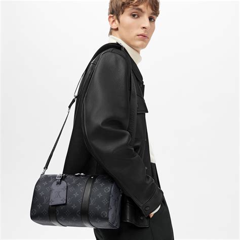 lv monogram eclipse keepall|City Keepall Bag Monogram Eclipse .